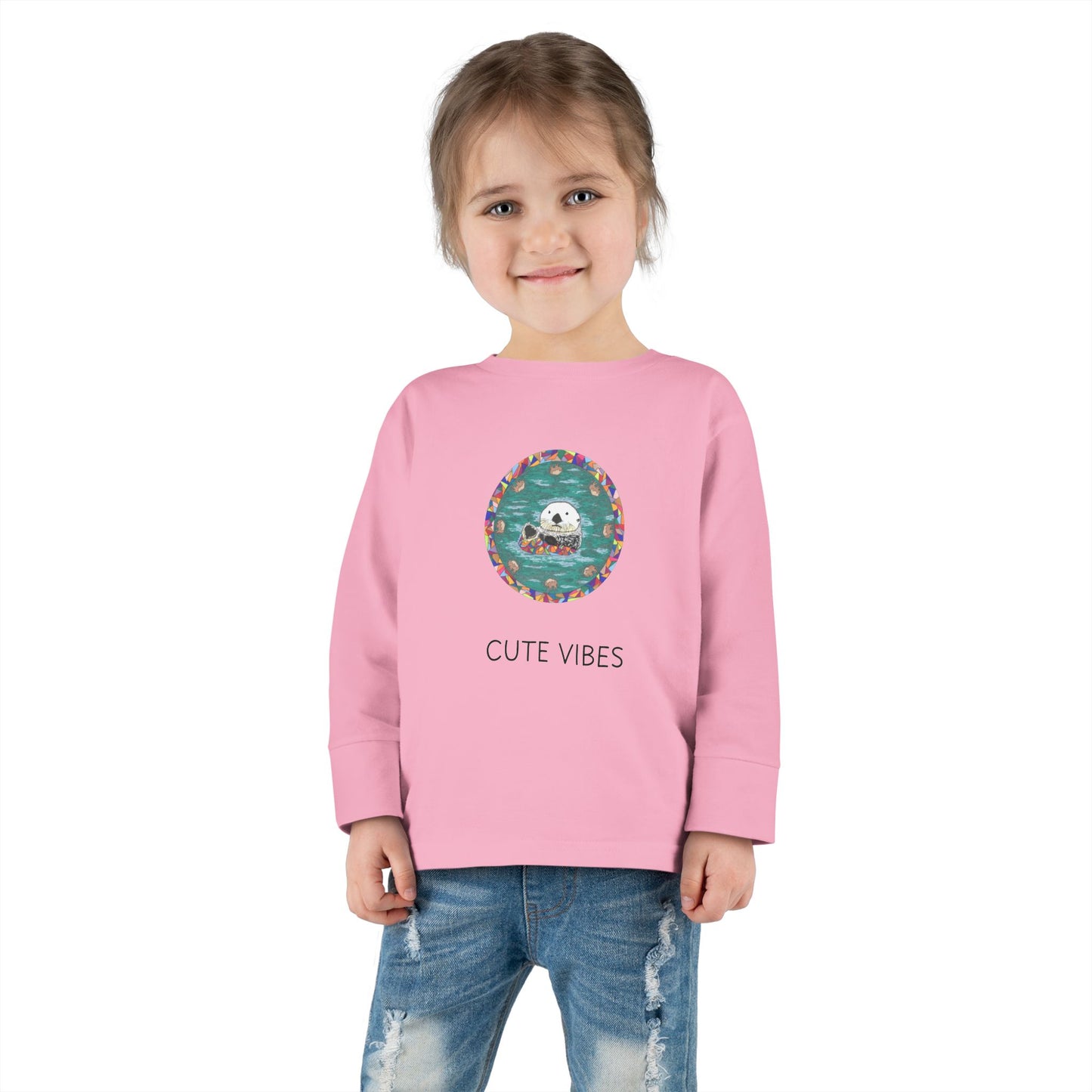 Otter Toddler Long Sleeve Tee