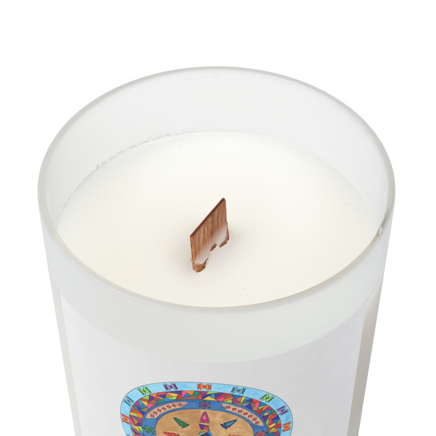 Spirit Self Frosted Glass Candle, 11oz