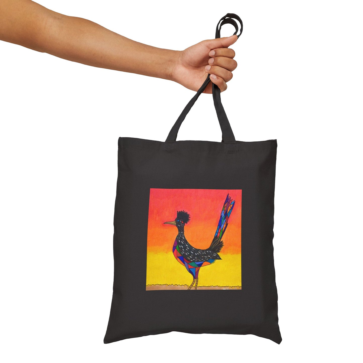 Roadrunner Cotton Canvas Tote Bag