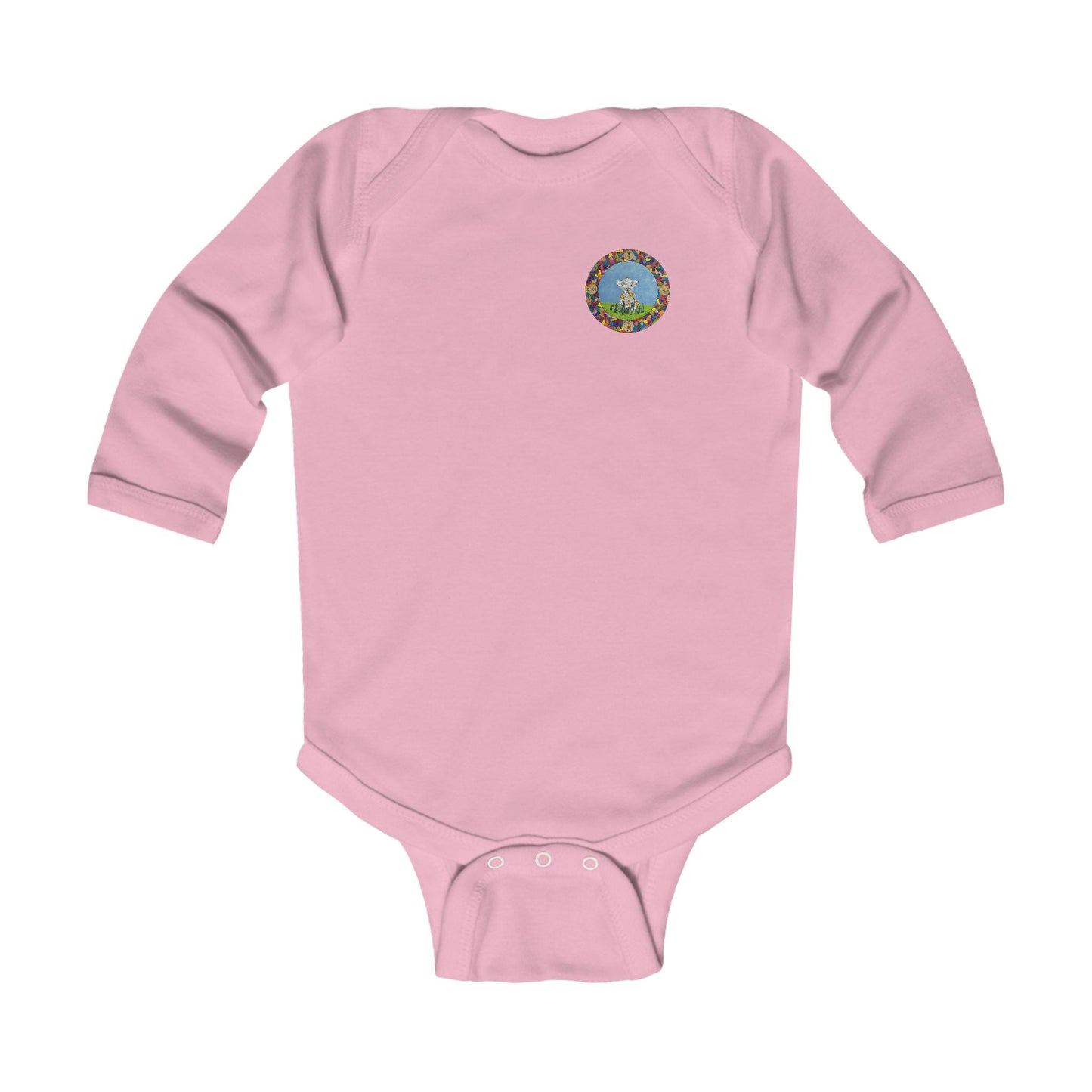 Lamb Infant and Baby Long Sleeve Onesie