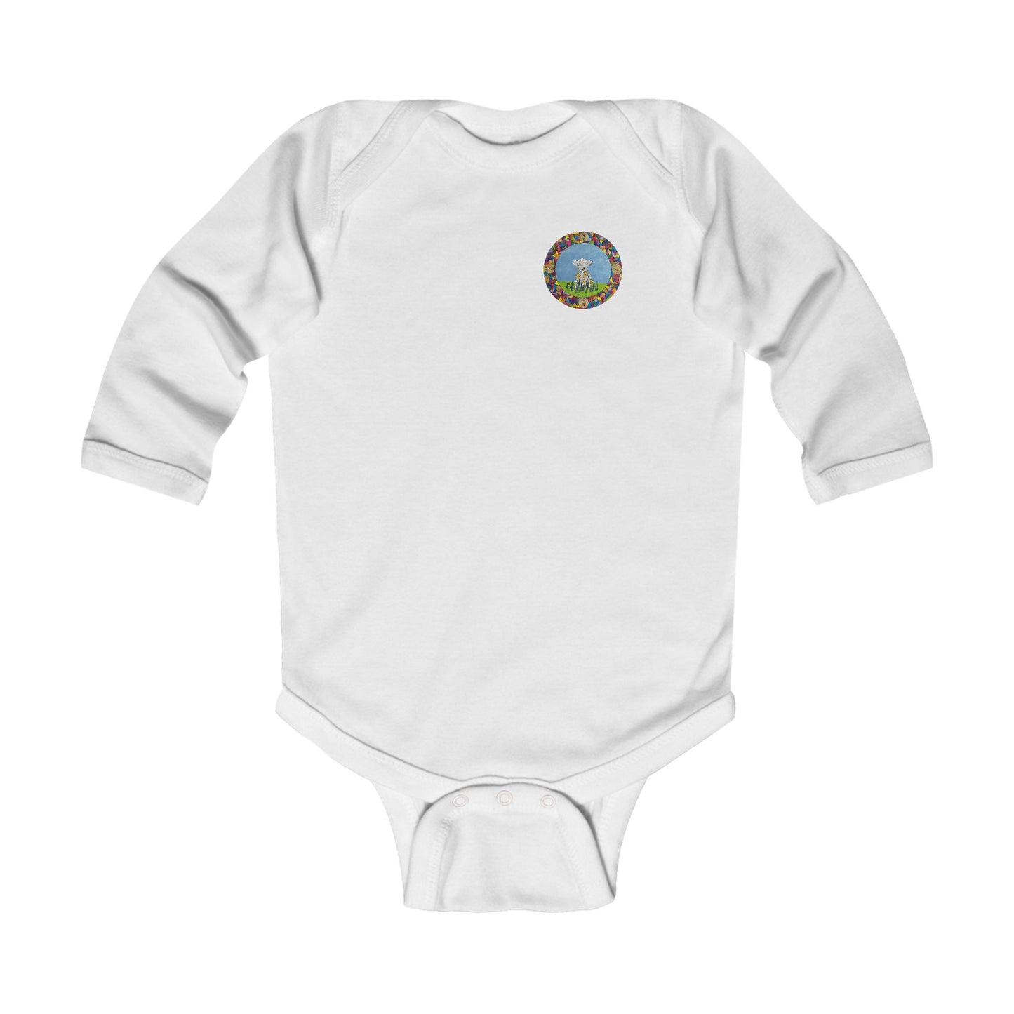 Lamb Infant and Baby Long Sleeve Onesie