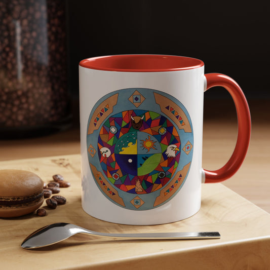 Animal Spirit Medicine Wheel Mug