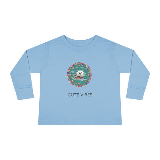 Otter Toddler Long Sleeve Tee
