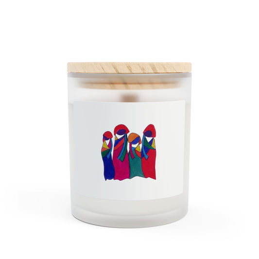 Tribe Frosted Glass Candle