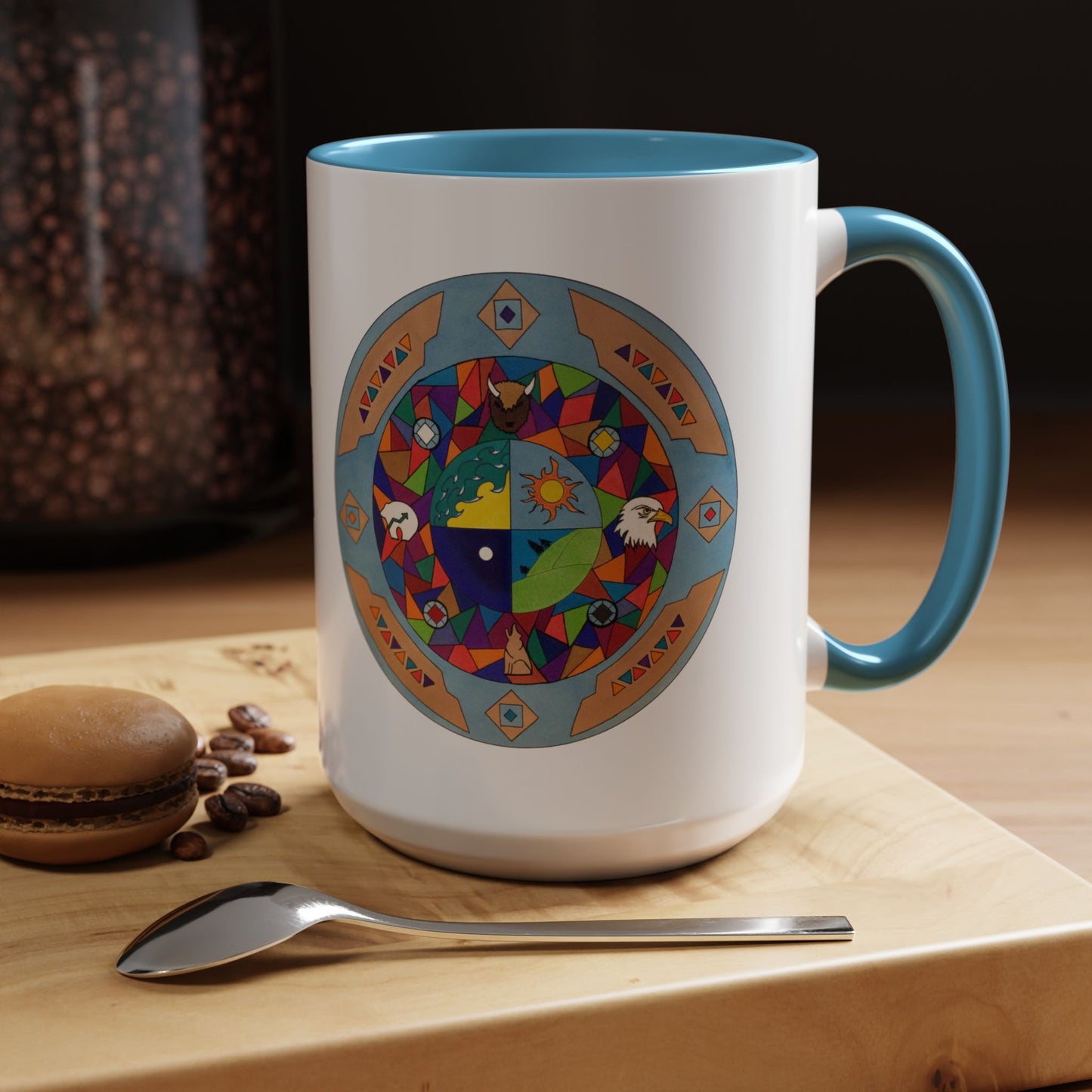 Animal Spirit Medicine Wheel Mug