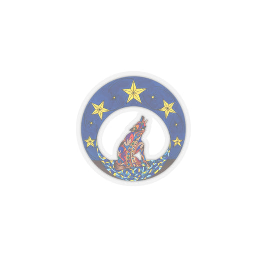 Howling Wolf Stickers