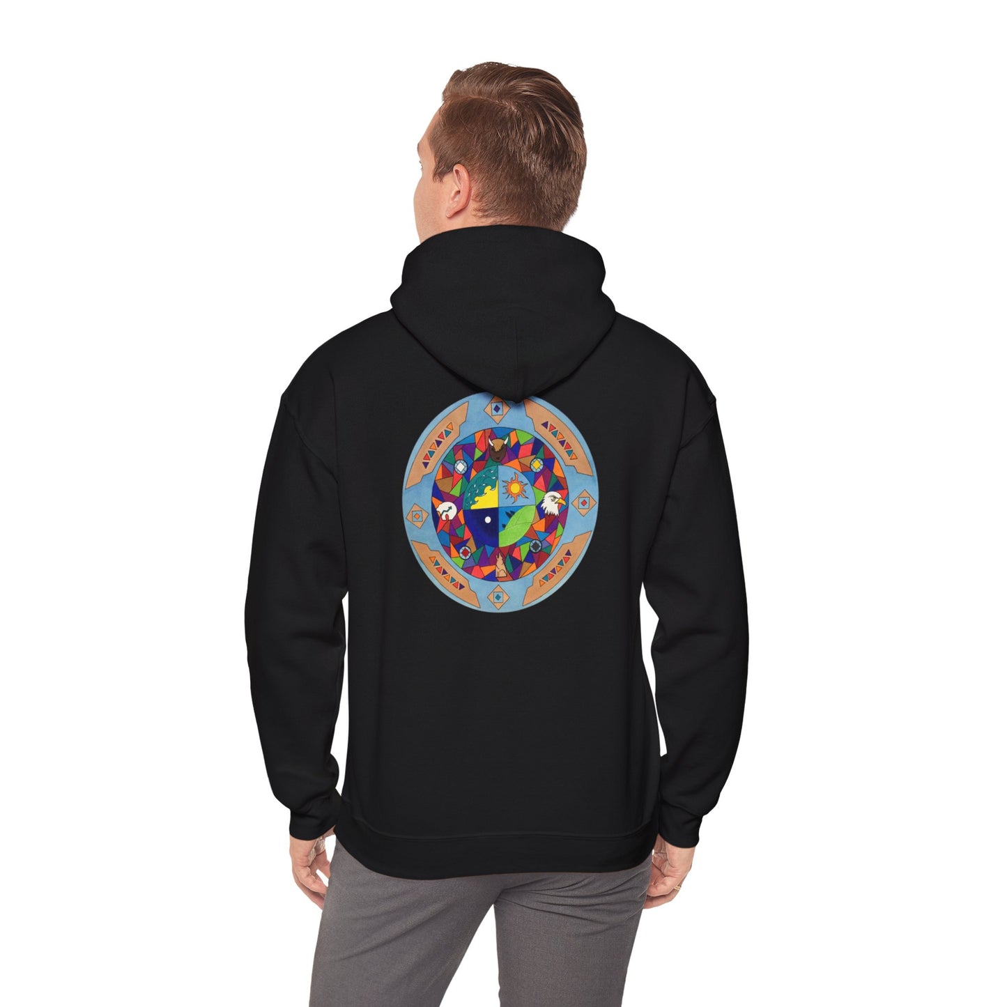Animal Spirits Medicine Wheel Hoodie